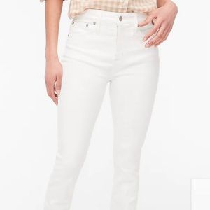 J. Crew Mercantile White Skinny Jeans Size 30